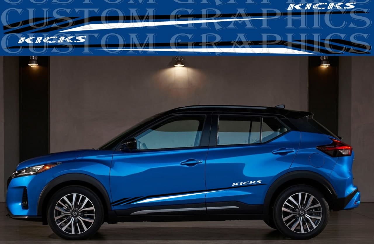 Block Design Stickers Compatible With Nissan Kicks