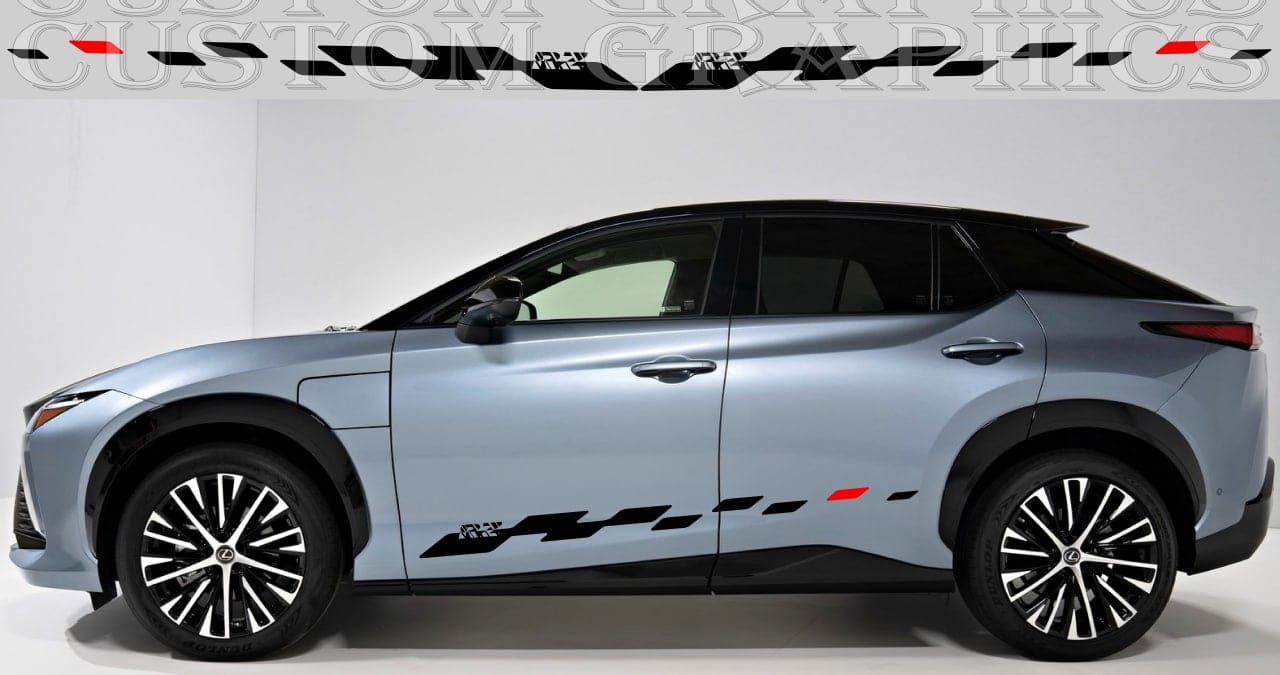 Premium Stickers Compatible With Lexus RZ Best Quality Decals Unique Design New