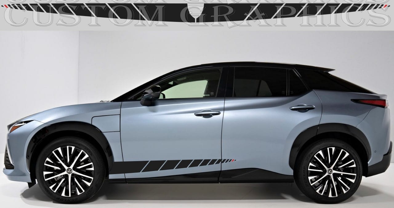 Premium Stickers Compatible With Lexus RZ Best Quality Decals Unique Design New