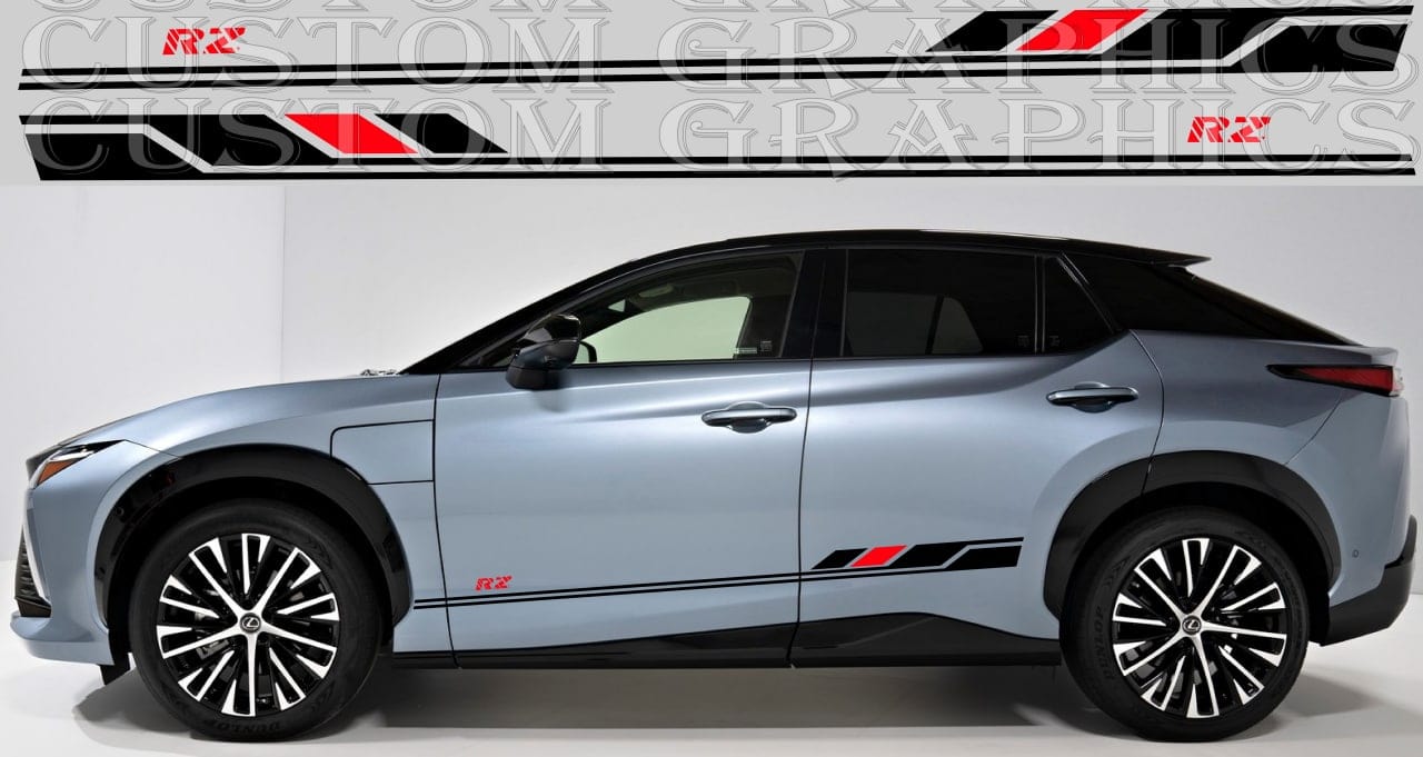 Premium Stickers Compatible With Lexus RZ Best Quality Decals Unique Design New