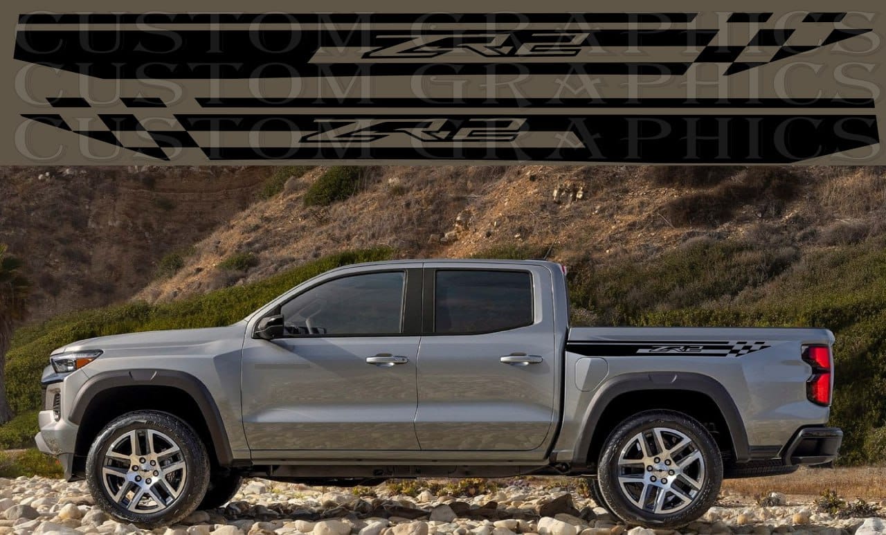 Copy of Premium Stickers Man Design Compatible with Chevrolet Colorado ZR2