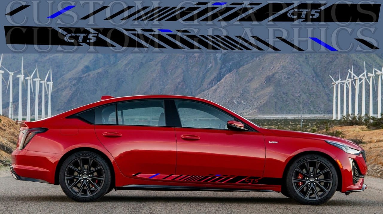 Sticker Compatible with Cadillac CT5 V 2020 Unique Design Body Kit