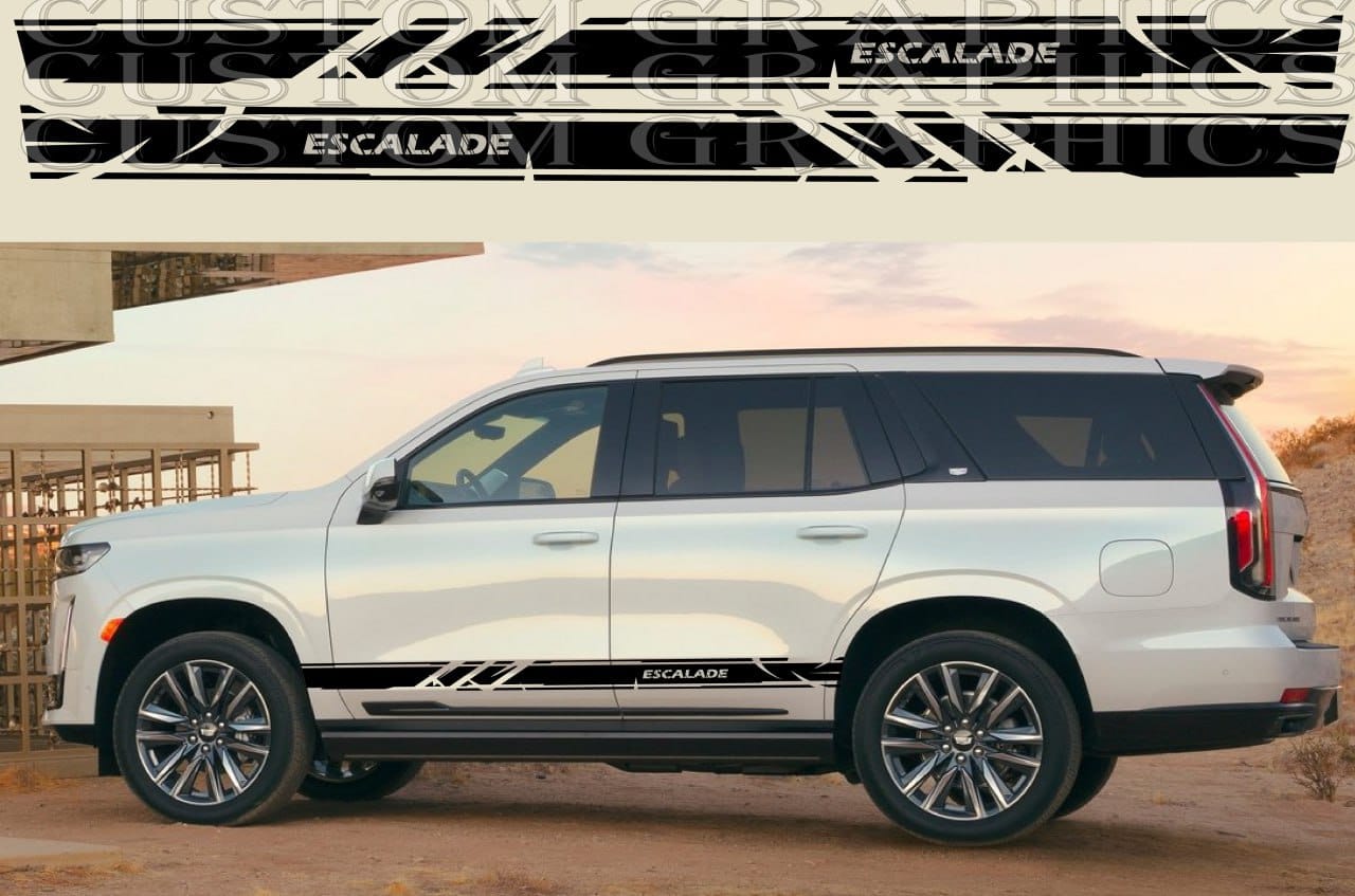 Sticker Compatible with Cadillac Escalade New Style Design Body Decal