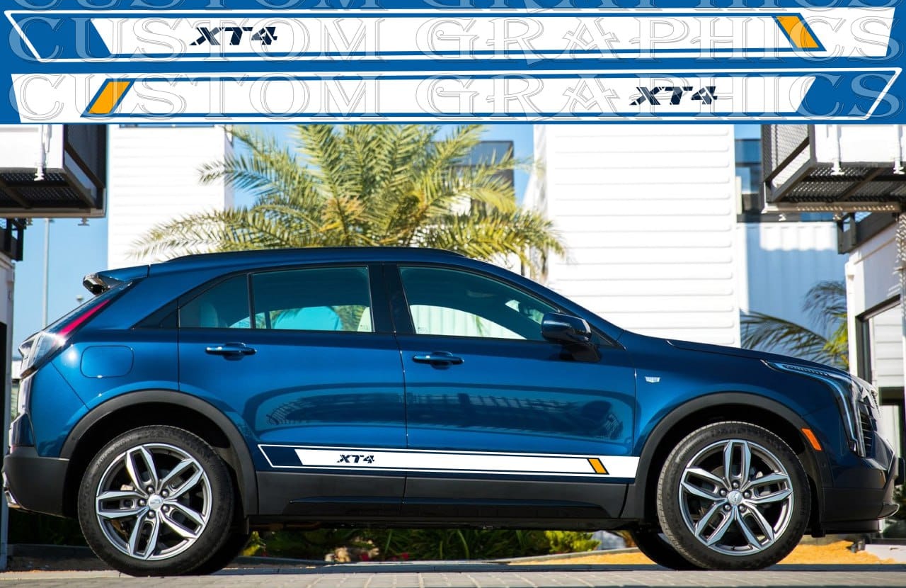 Sticker Compatible with Cadillac XT4 New Best Design Body Kit Decal