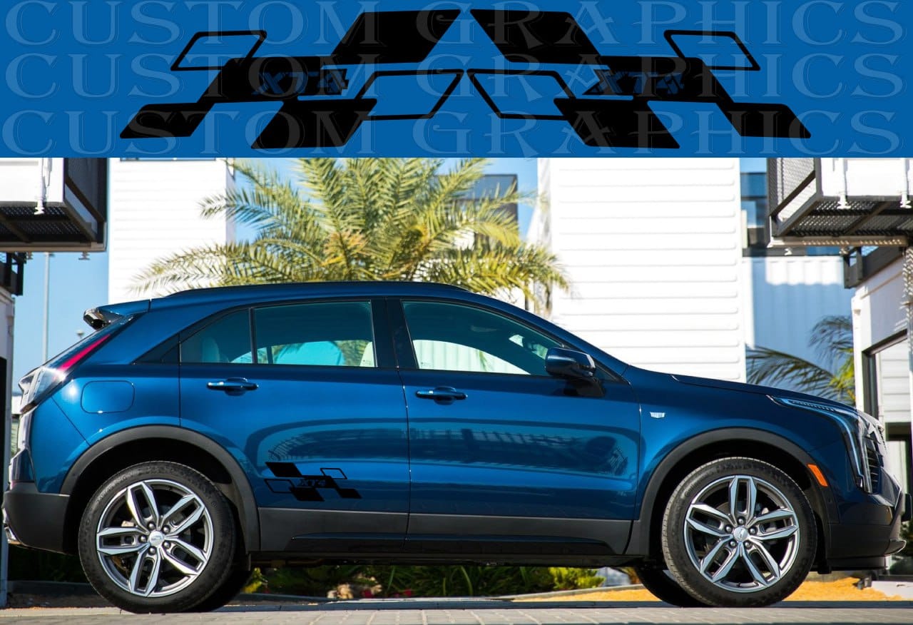 Autocollant compatible avec le kit carrosserie Cadillac XT4