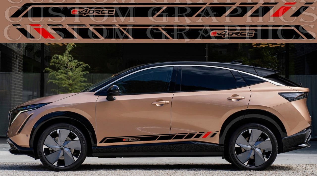 Sticker Compatible with Nissan Ariya New Beautiful Design Super cars