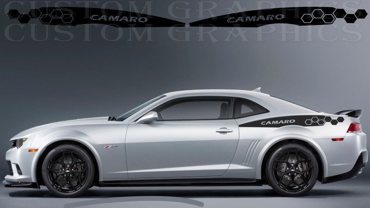 Premium Stickers Compatible With Chevrolet Camaro Honey Design