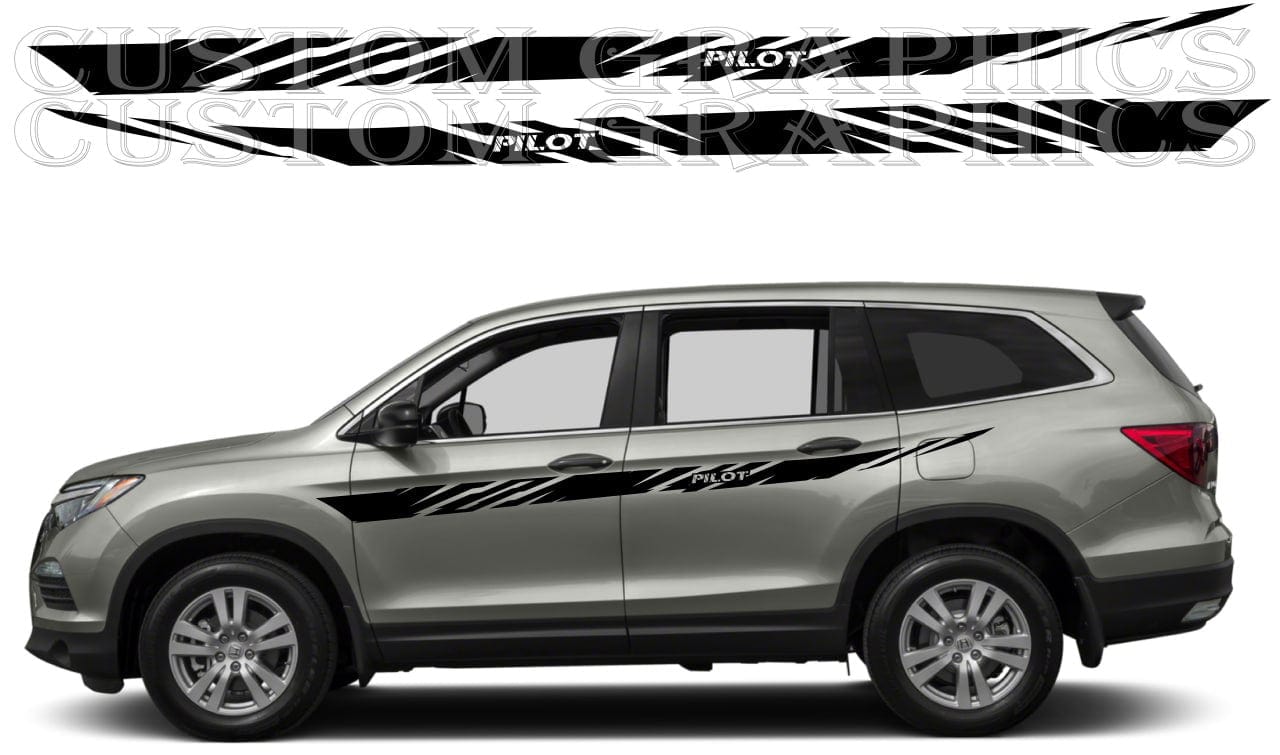 Sticker Compatible With Honda Pilot Best new Line Design Vinyl Decal