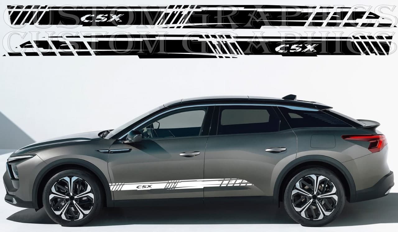 Vinyl Graphics Compatible With Citroen C5 X Stickers Decals Vinyl Style Design
