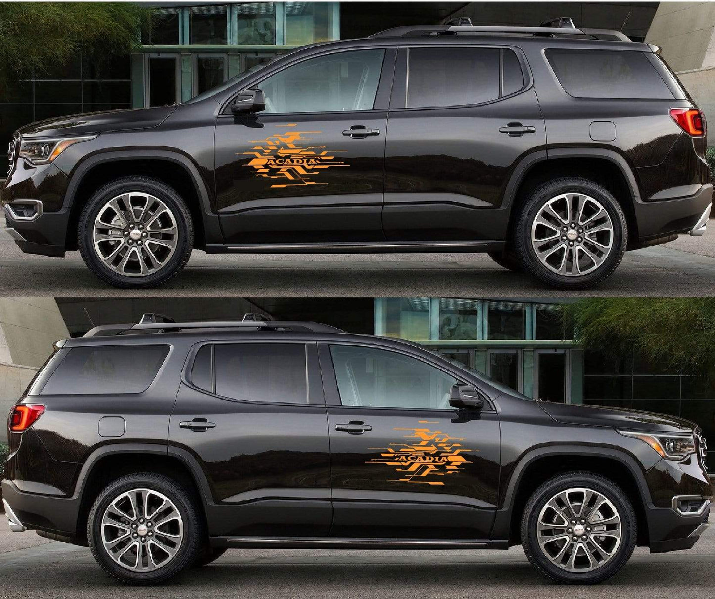 Pair Decal Sticker Vinyl Racing Stripes for GMC Acadia - Brothers-Graphics