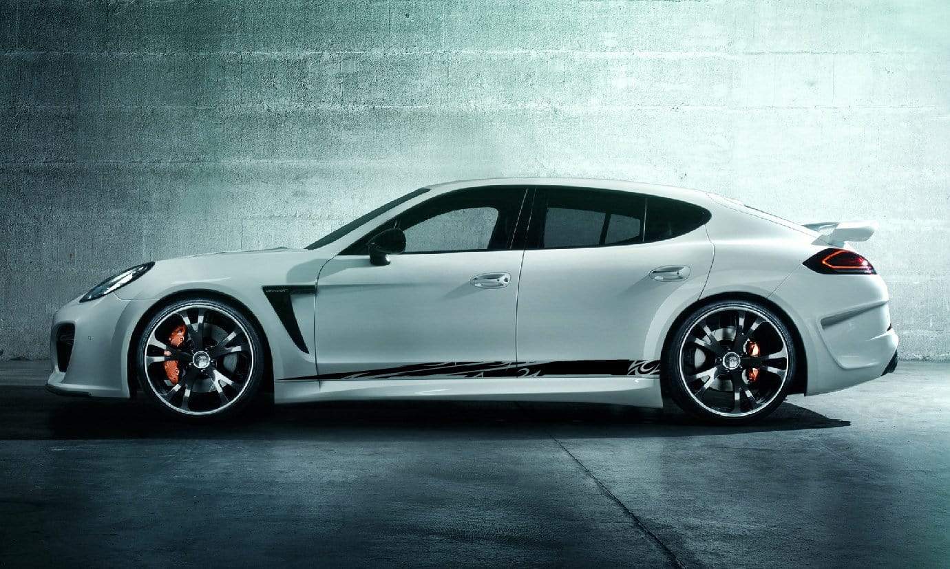 Autocollant latéral en vinyle pour voiture latérale pour Porsche