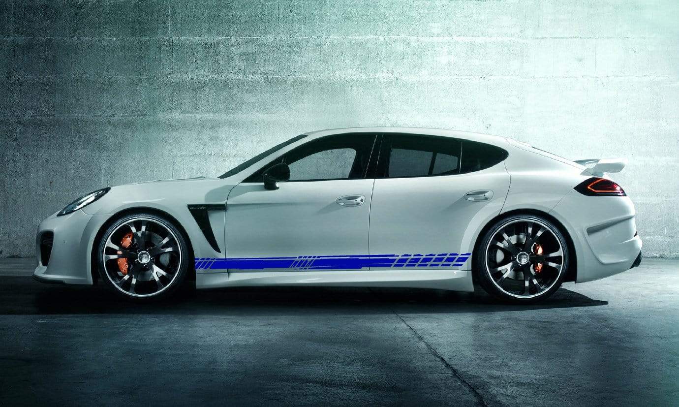 Autocollants latéraux en vinyle pour Porsche