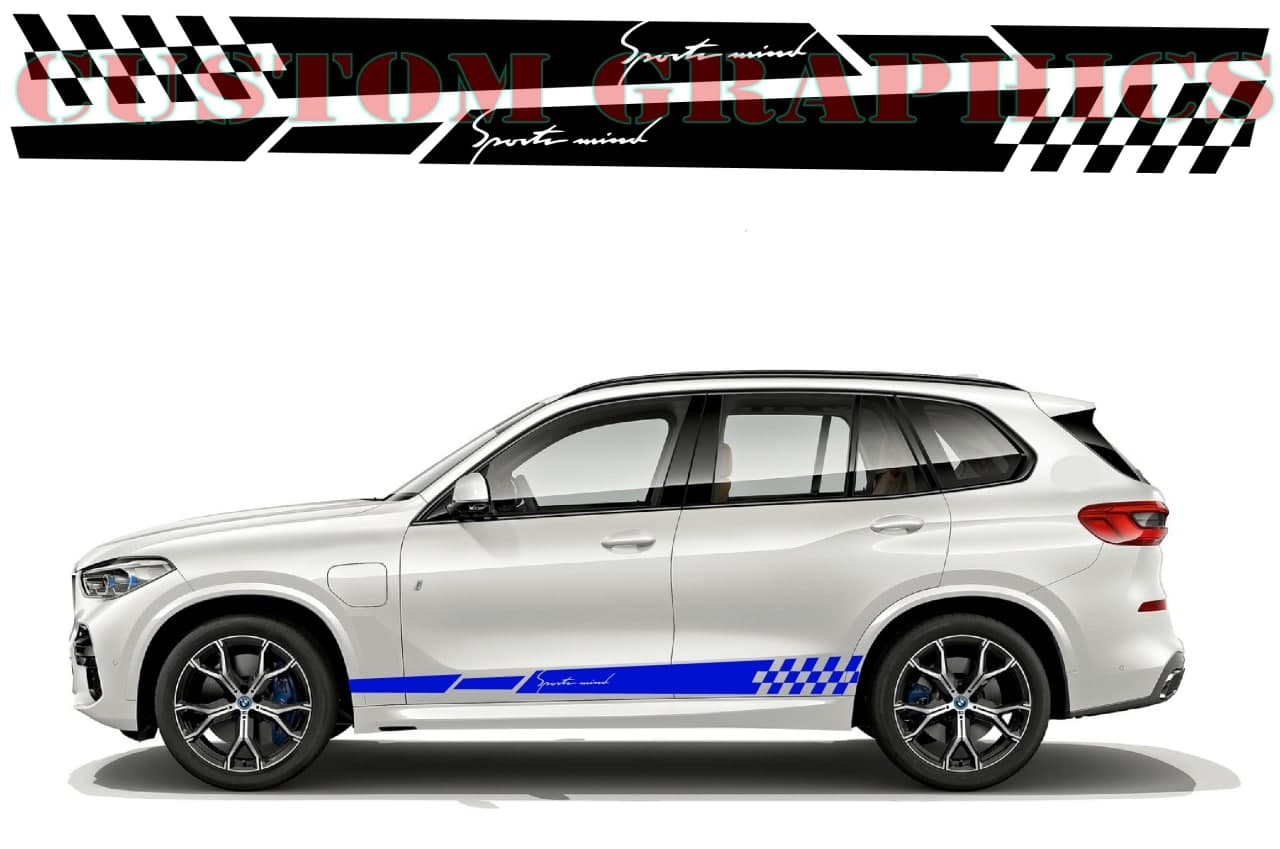 Vinyl Graphics Sports Mind Graphic new line sticker decal for Car Any Vehicle | UNIVERSAL STICKERS