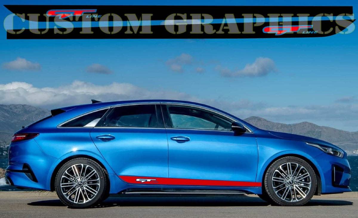 Vinyl decal Stickers Compatible with Kia ProCeed Collection | Brothers Graphics