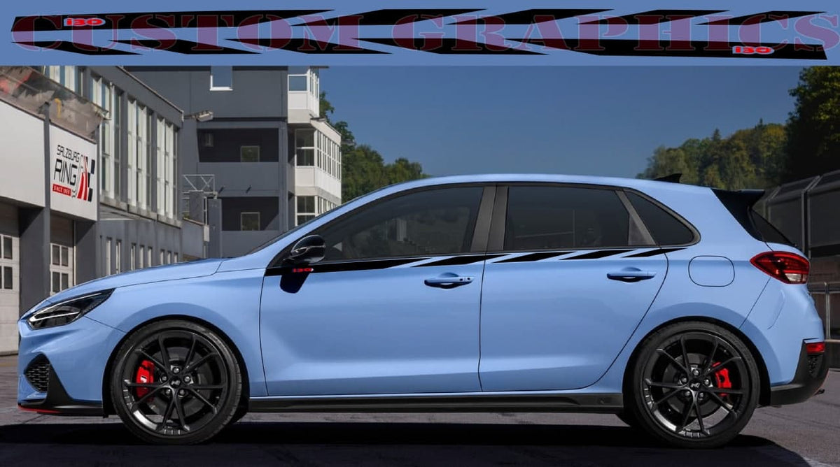 New Vinyl decal Collection for HYUNDAI I30 | Brothers Graphics