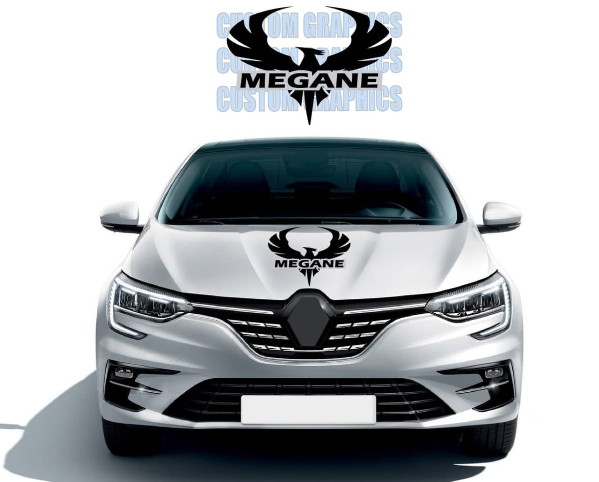 Renault Megane Collection Style your Renault Megane with vinyl decals that emphasize its sporty body design