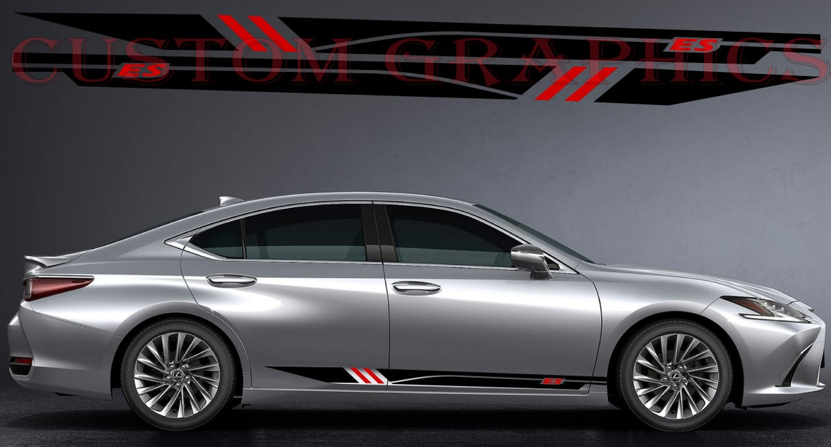 Lexus ES car vinyl sticker decal universal sticker unique custom design