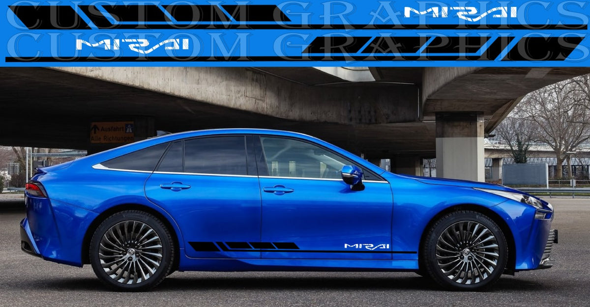Stickers Compatible With Toyota Mirai Collection | Brothers Graphics