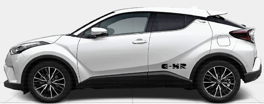 Premium Sticker Vinyl Stripes Compatible With Toyota C-HR Personalized Design
