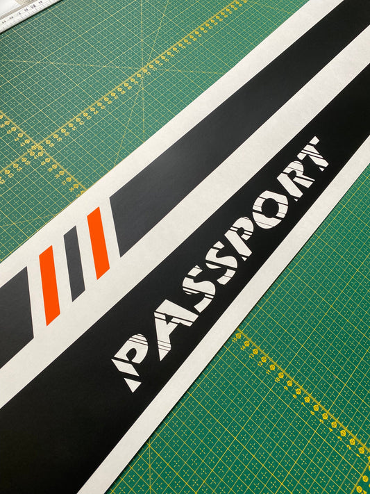 Autocollants compatibles avec le design en vinyle de style classique Honda Passport