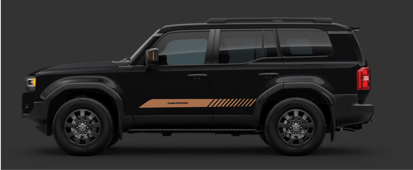 Premium Vinyl Sticker Compatible With Toyota Land Cruiser Best Design