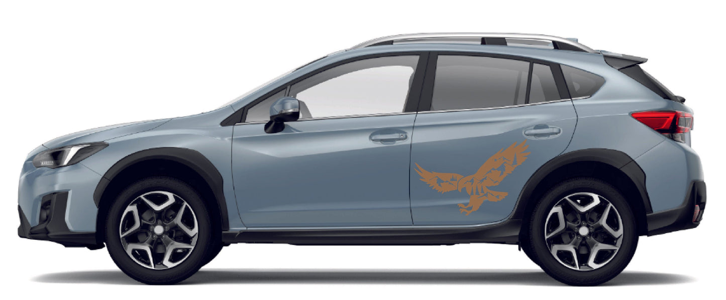 Premium Vinyl Stickers Crosstrek Subaru XV Eagle Design NOT OEM