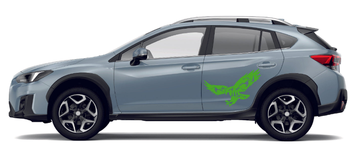 Premium Vinyl Stickers Crosstrek Subaru XV Eagle Design NOT OEM