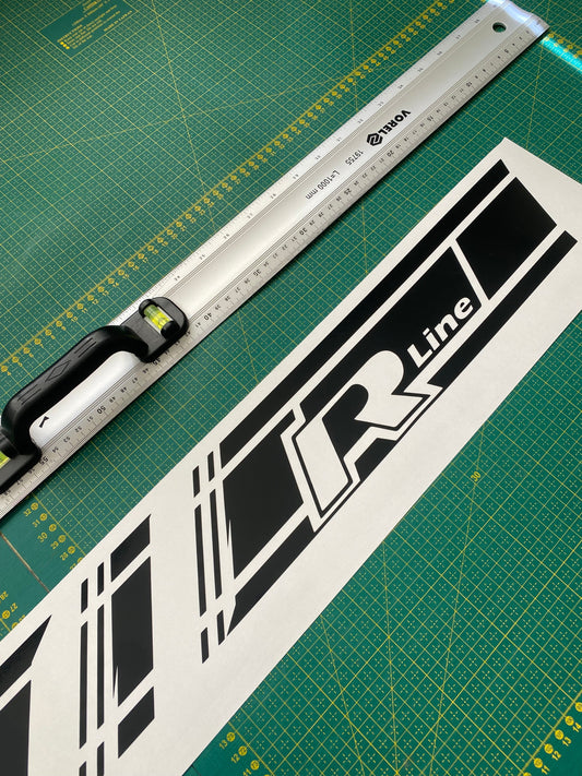 2x Decal Sticker Vinyl Side Racing Stripes for VW T-ROC