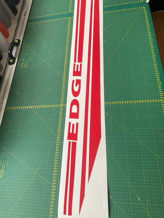 Premium Vinyl Stickers Compatible With Ford Edge Style Design New Design