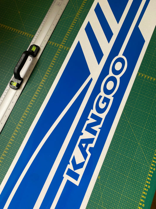 Figure Design Graphic Racing Stripes Compatible with Renault Kangoo