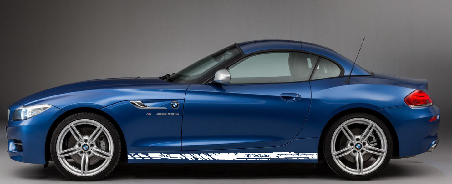 Premium Vinyl Sticker Racing Stripes Compatible With BMW Z4