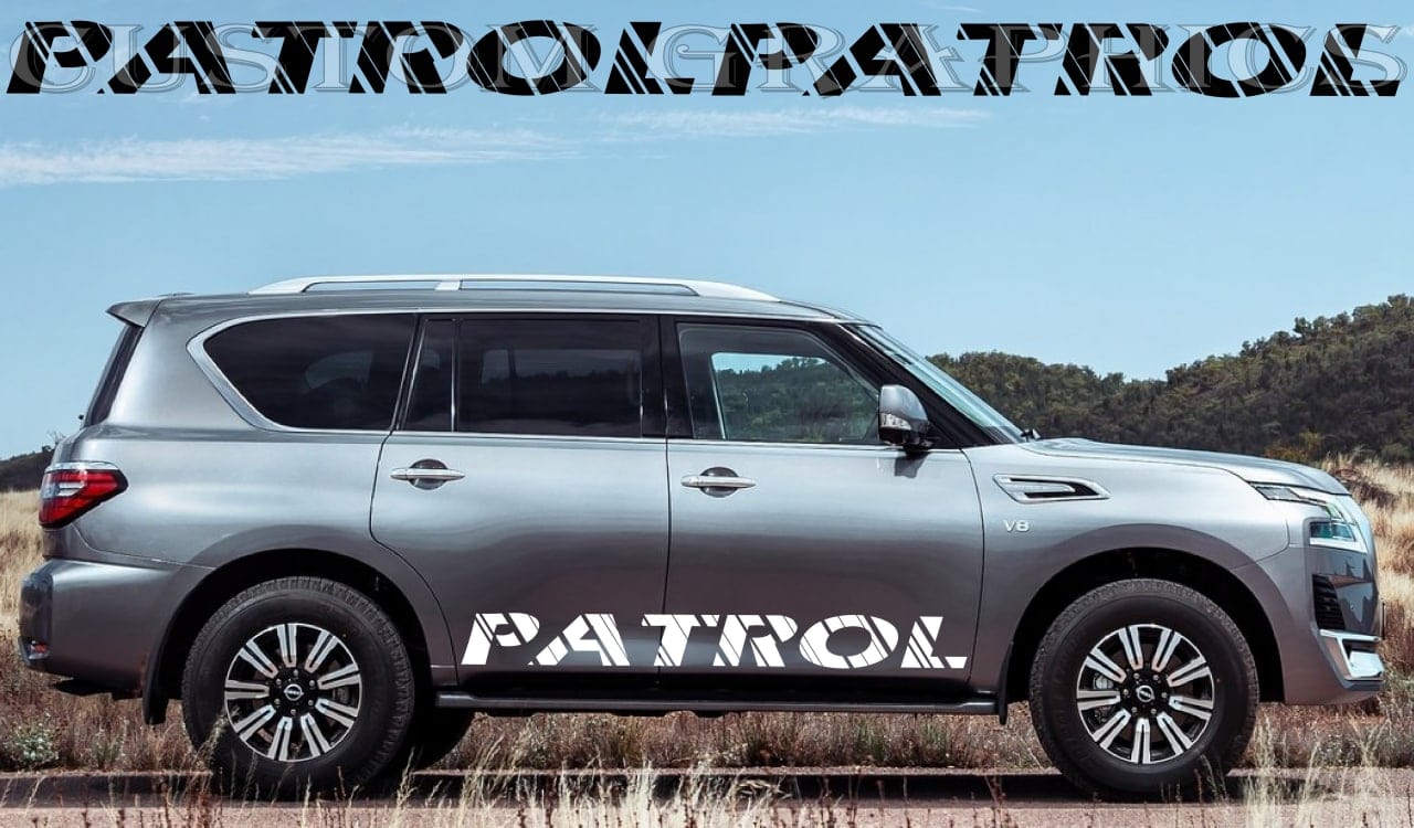 Bandes en vinyle au design unique compatibles avec Nissan Patrol