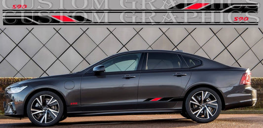 Premium Vinyl Sticker Compatible With Volvo S90 New Unique Design BFF Man Gifts