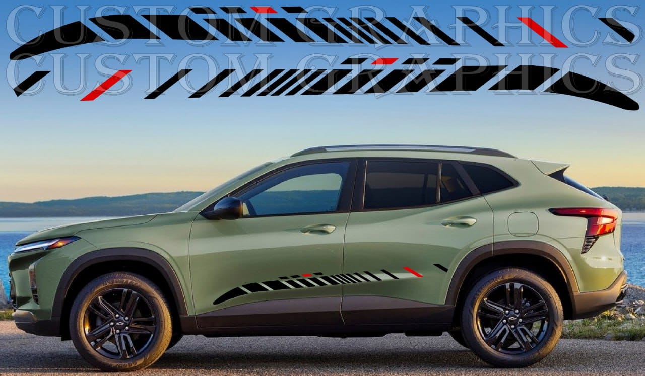 New Vehicle Vinyl Decals Compatible With Chevrolet Trax Exterior Styling