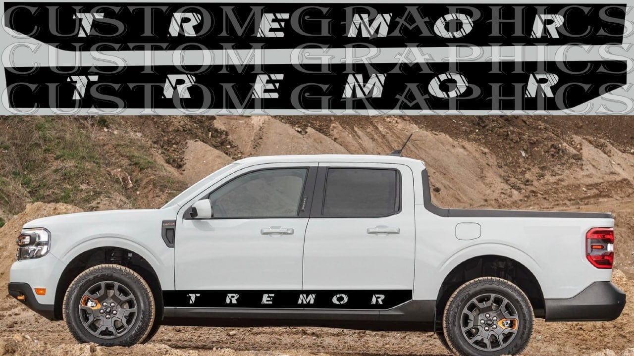 Autocollants de conception classique, décalcomanies graphiques en vinyle compatibles avec Ford Maverick Tremor