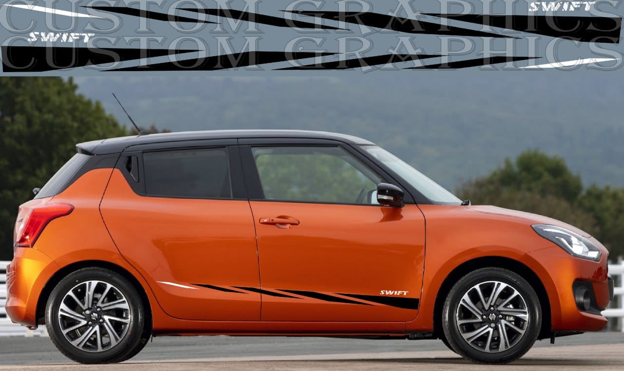 Premium Stickers Compatible with Suzuki Swift New Unique New Design