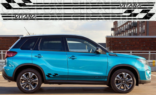 Autocollants Premium compatibles avec le style de conception de voiture Suzuki Vitara Tuning 
