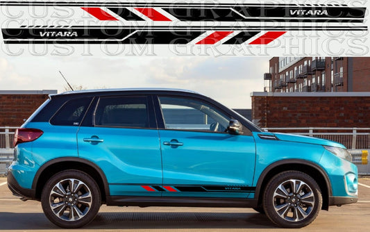 Autocollants Premium compatibles avec Suzuki Vitara Design unique Tuning de voiture 