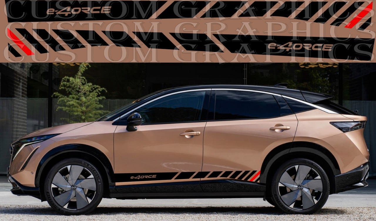 Sticker Compatible with Nissan Ariya New Beautiful Design Car Enthusiast