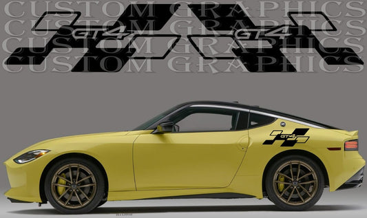 Vinyl Stripes Compatible With Nissan Z Sticker Decals gt4 Design