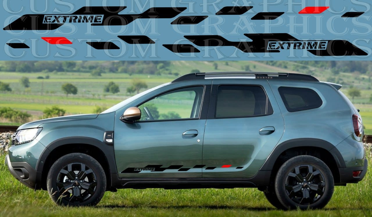 Unique Design Graphic Stickers Compatible with Dacia Duster