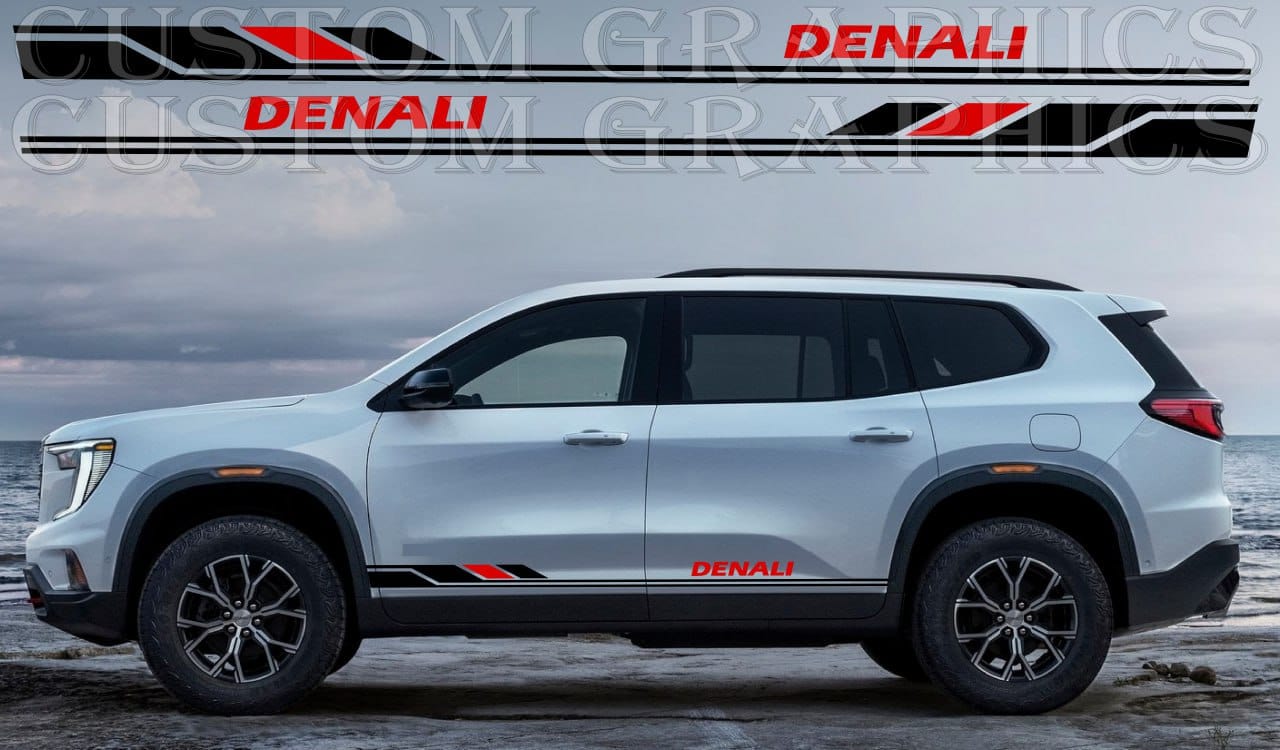 Premium Sticker Compatible With GMC Acadia Denali New Best Design premium stickers