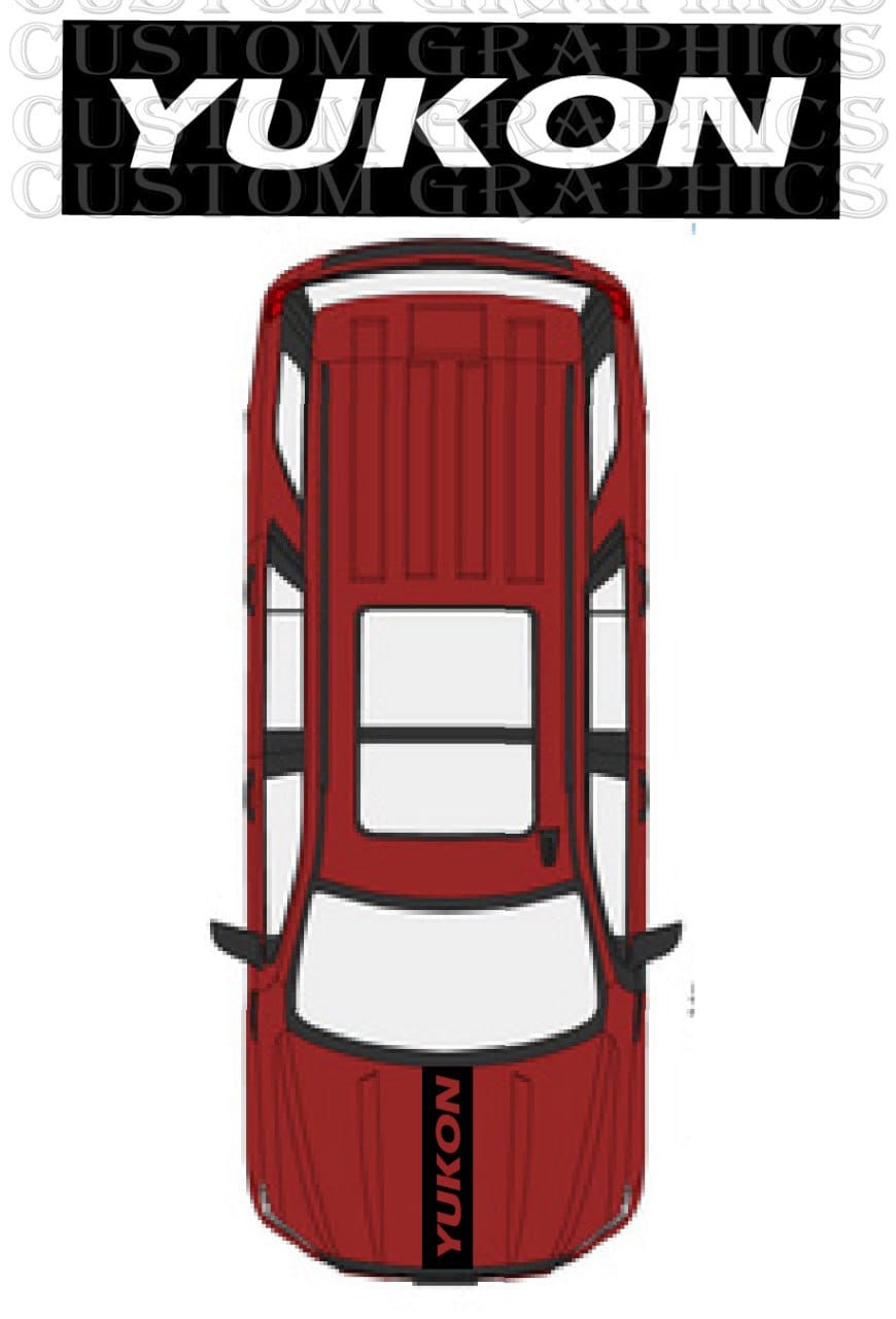 Premium Hood Sticker Compatible With GMC Yukon Denali Classic Design