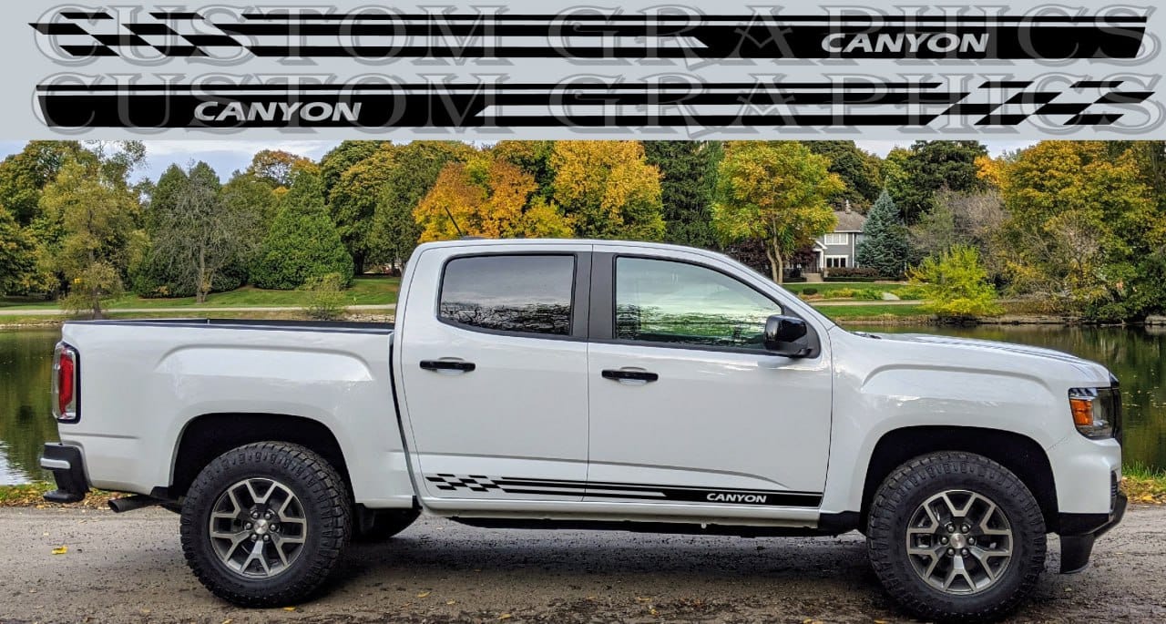 Premium Vinyl Sticker Compatible With GMC Canyon New Design