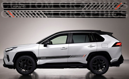 Premium Vinyl Sticker Compatible With Toyota Rav4 Rocket Design