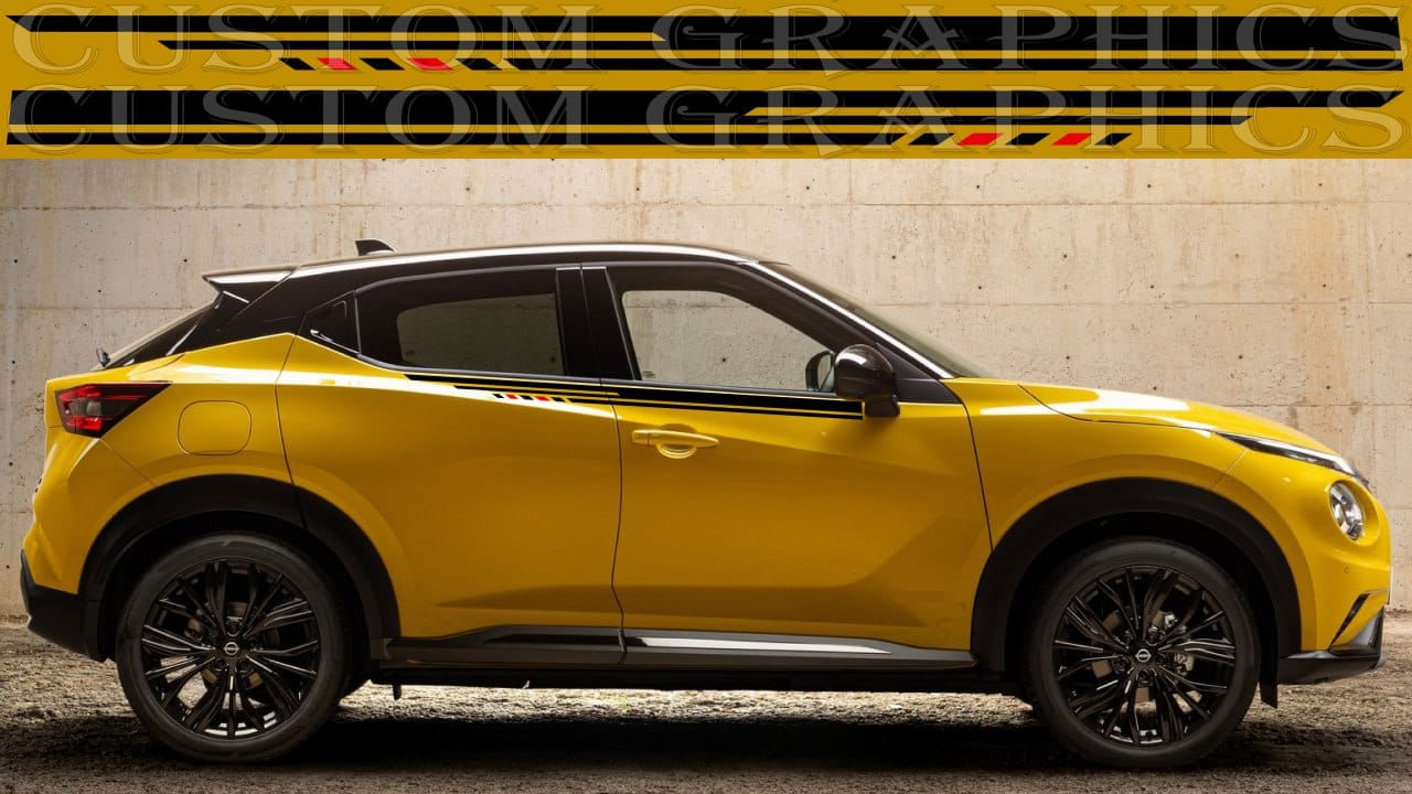 Premium Vinyl Stickers Compatible With Nissan Juke Unique Design
