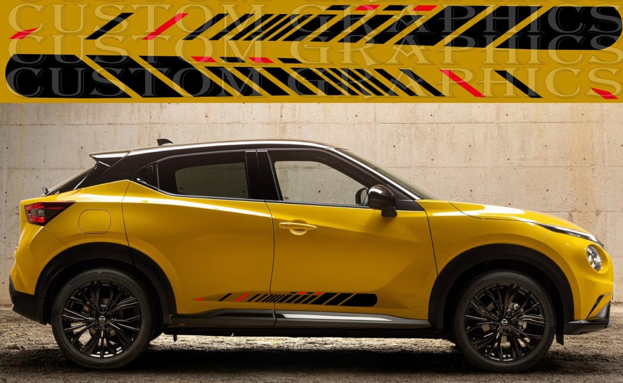 Autocollants en vinyle de qualité supérieure compatibles avec le design de style unique de Nissan Juke 