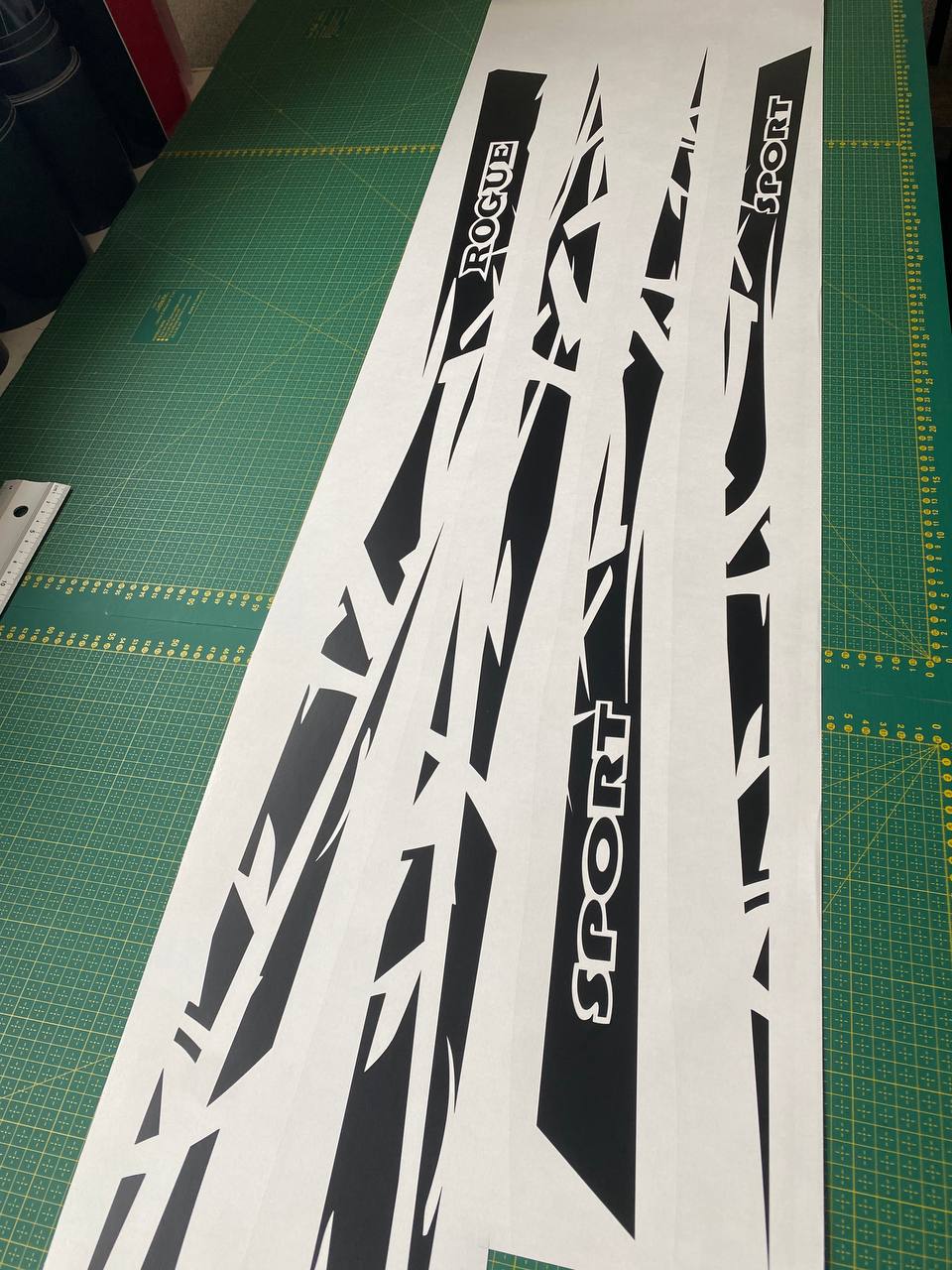 Stripes Decal Vinyl Graphic Compatible with Nissan Rogue