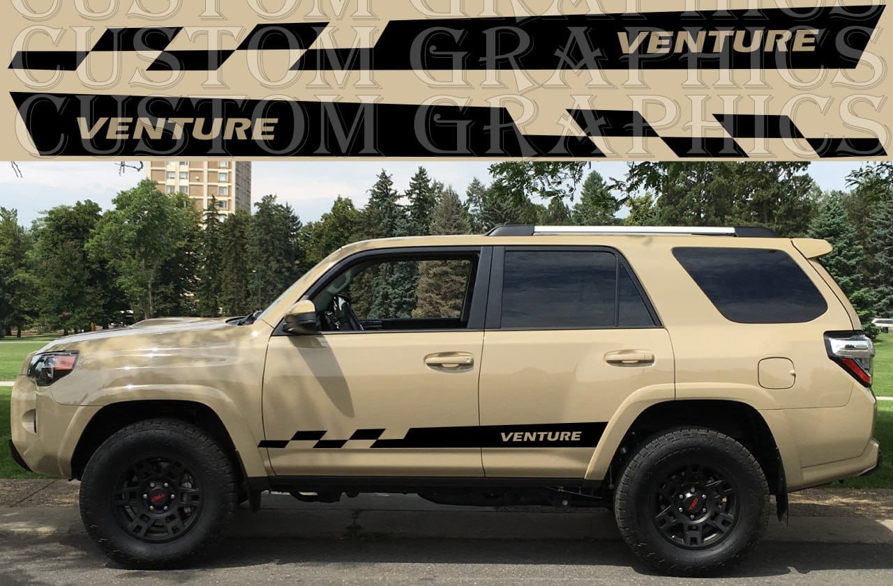 Premium Vinyl Stripes Compatible with Toyota 4Runner TRD-Pro New Venture Design