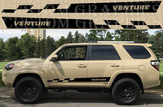 Premium Vinyl Stripes Compatible with Toyota 4Runner TRD-Pro New Venture Design